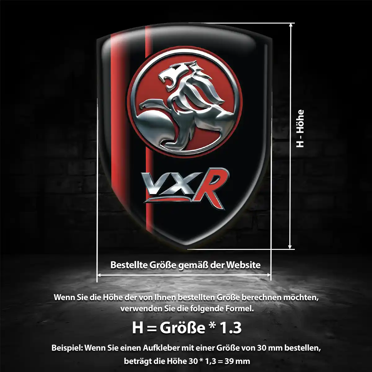 Vauxhall Wappen Emblem Auto Tuningfahrzeug