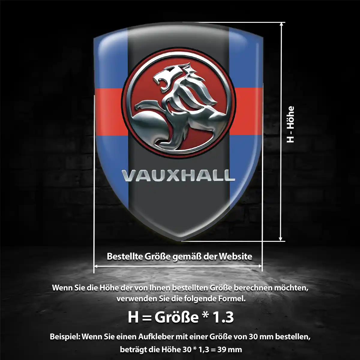 Vauxhall Wappen Emblem Edles Design