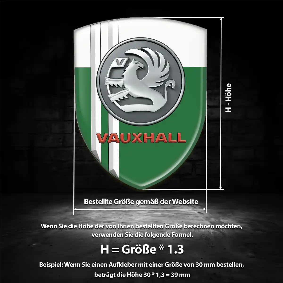 Vauxhall Wappen Emblem Hohe Qualität