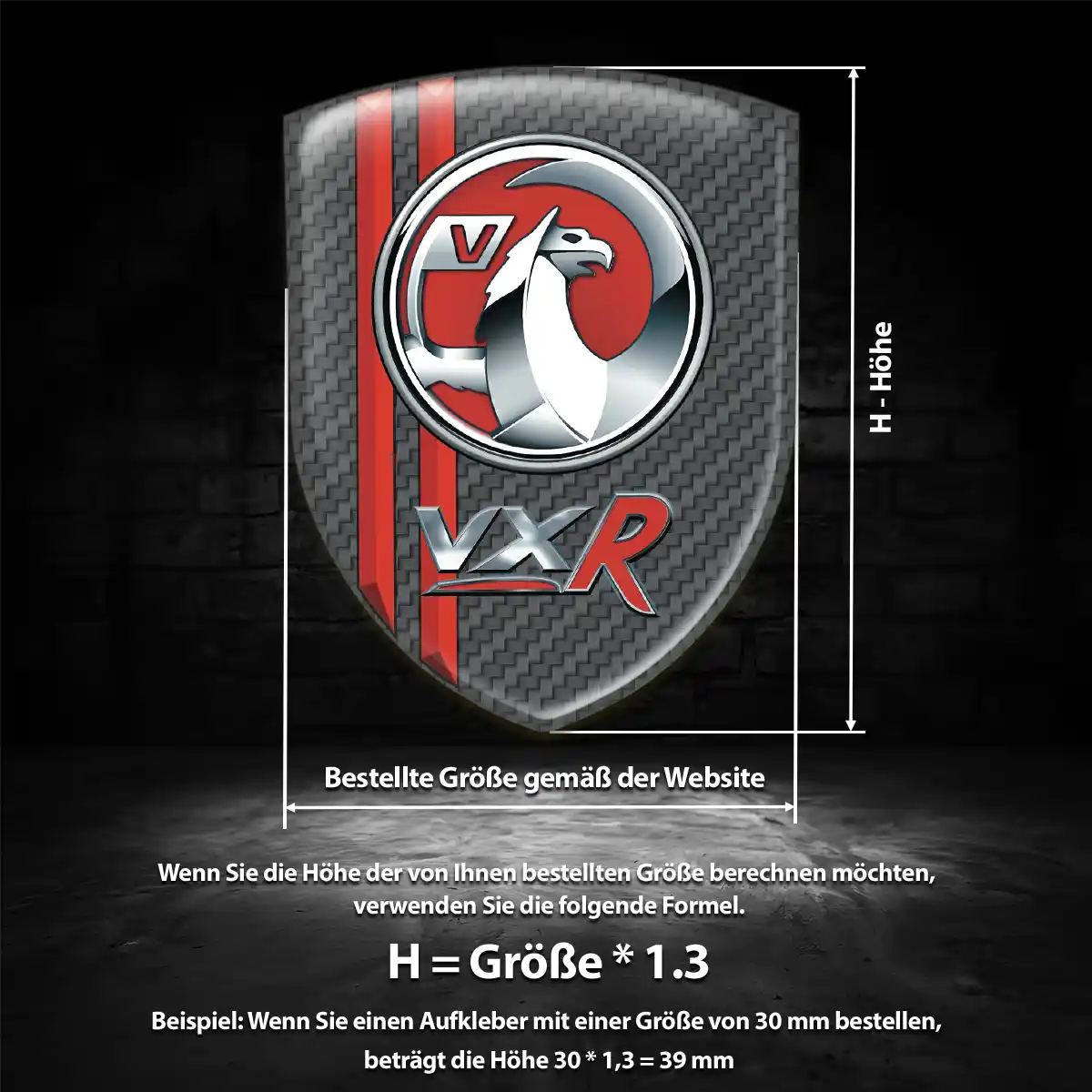 Vauxhall Wappen Emblem Interieurdesign