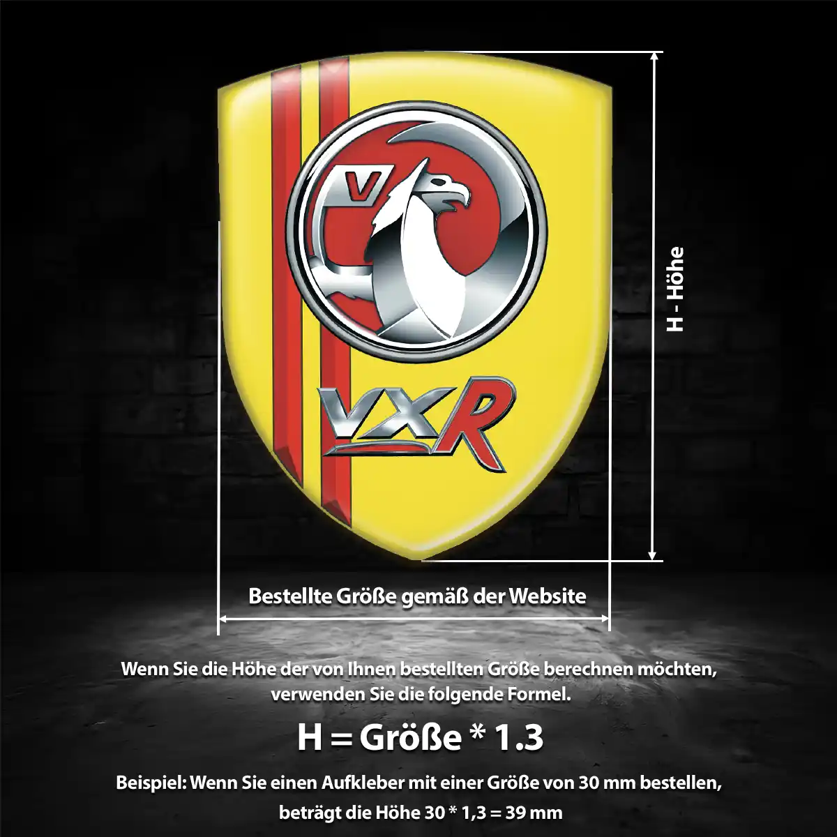 Vauxhall Wappen Emblem Modernes Design