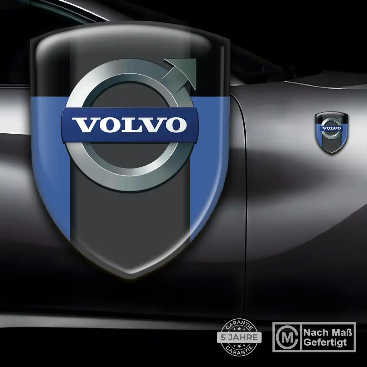 Volvo 3D Gel Aufkleber Anspruchsvolles Design