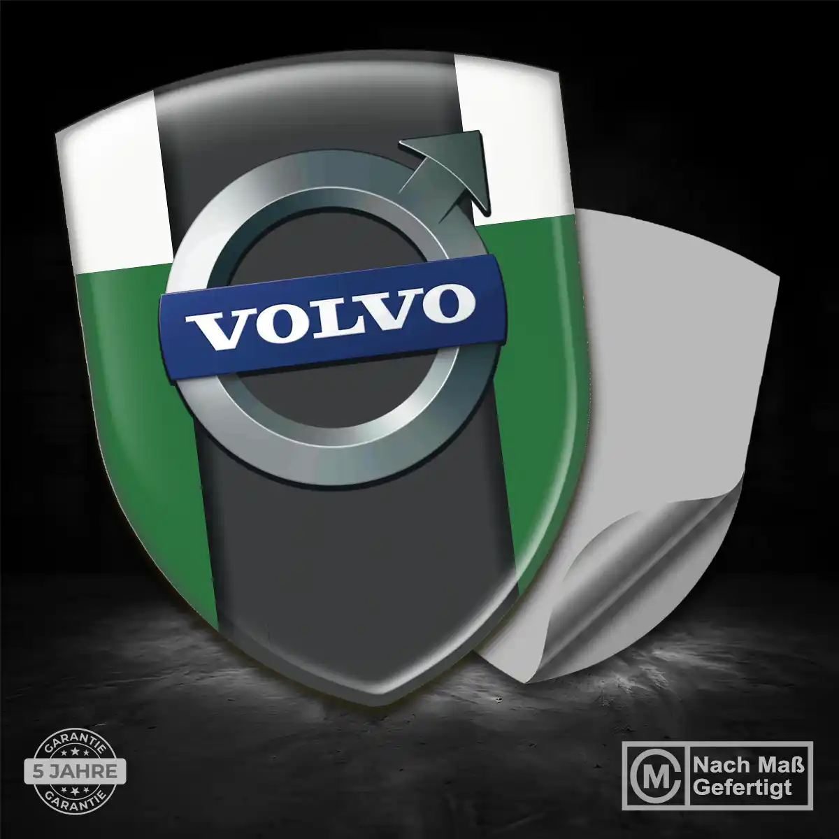 Volvo 3D Gel Aufkleber Ausdrucksstarkes Design