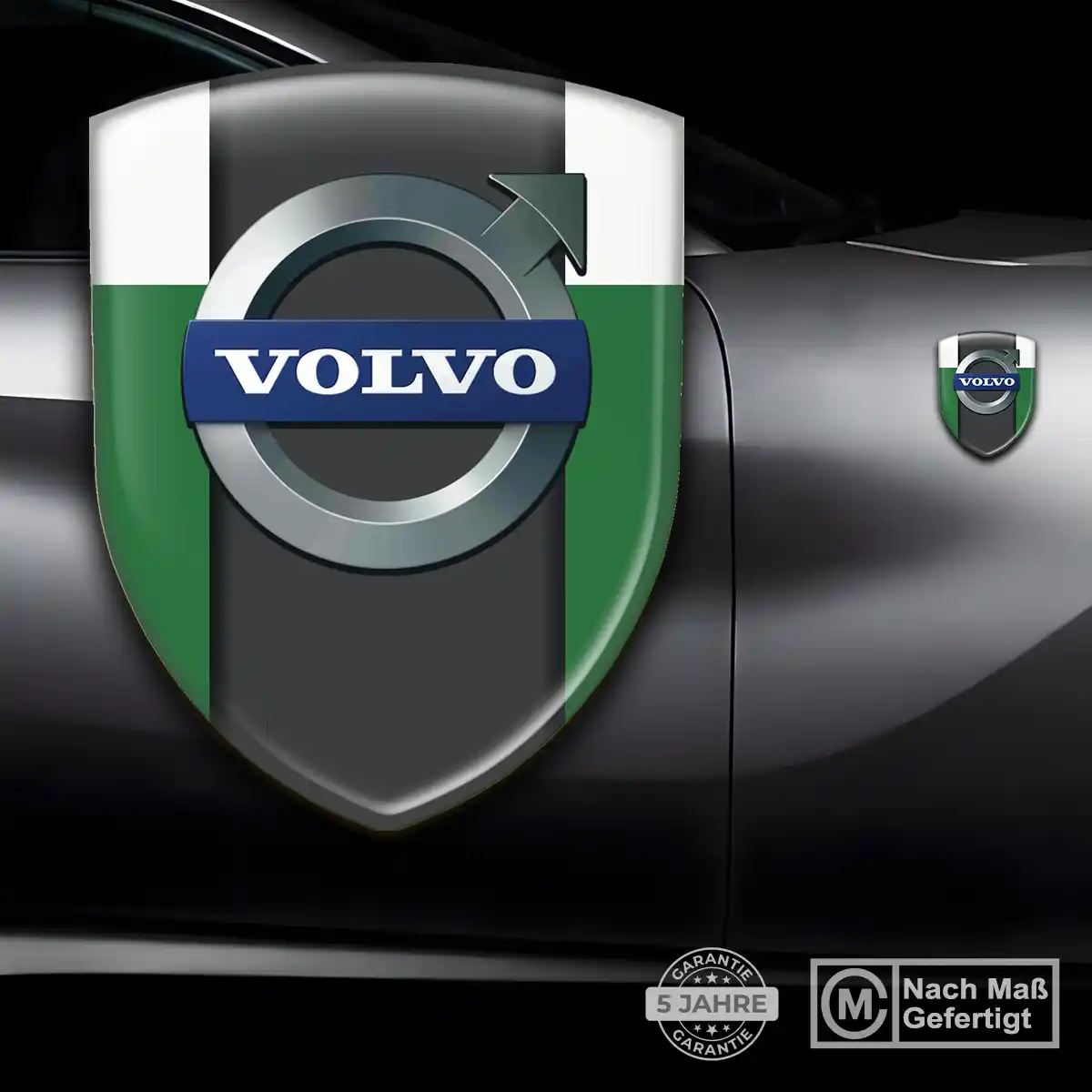 Volvo 3D Gel Aufkleber Ausdrucksstarkes Design