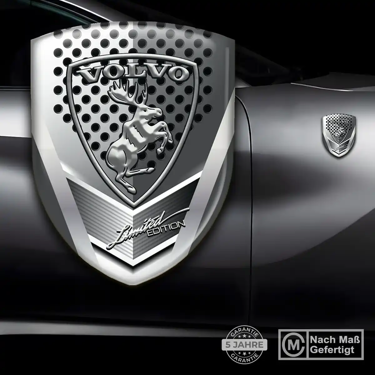 Volvo 3D Gel Aufkleber Auto Ausdrucksstarkes Design