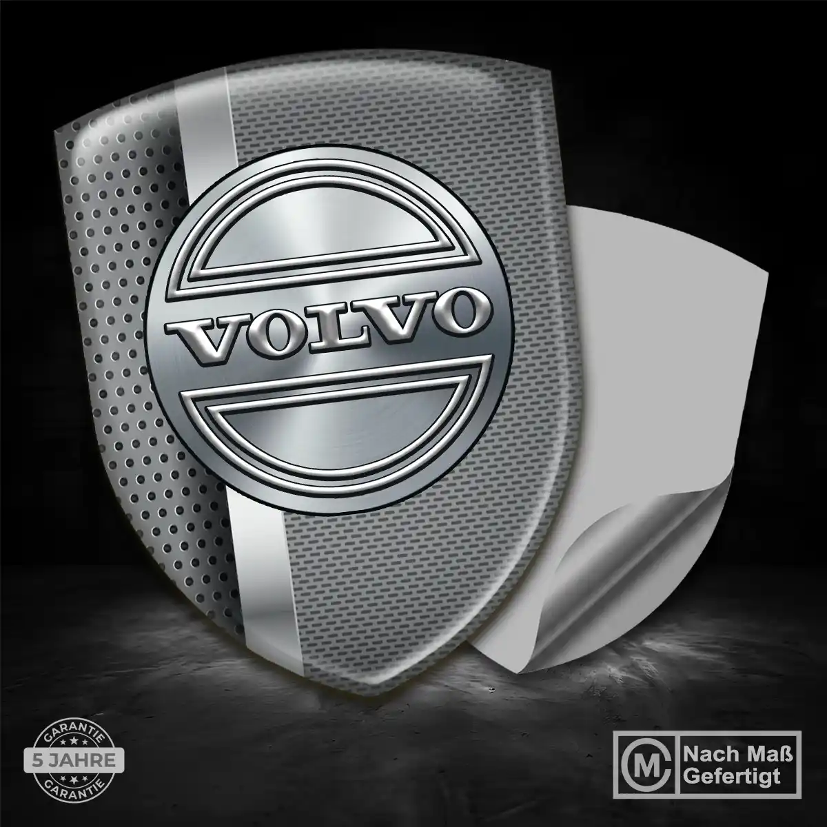 Volvo 3D Gel Aufkleber Auto Edles Design