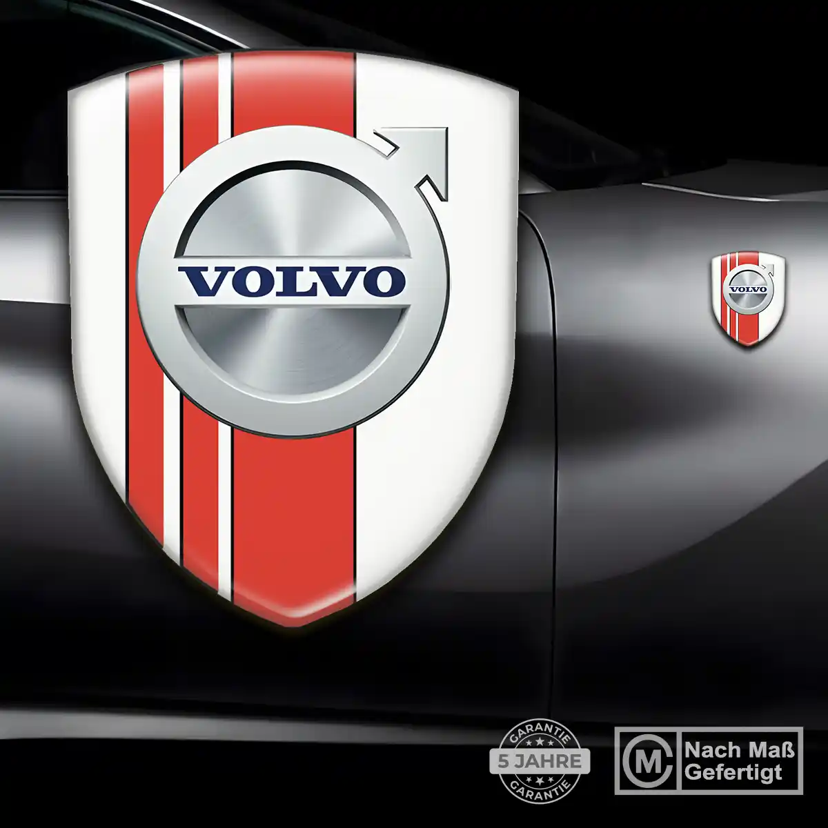 Volvo 3D Gel Aufkleber Auto Hochwertiges Harz