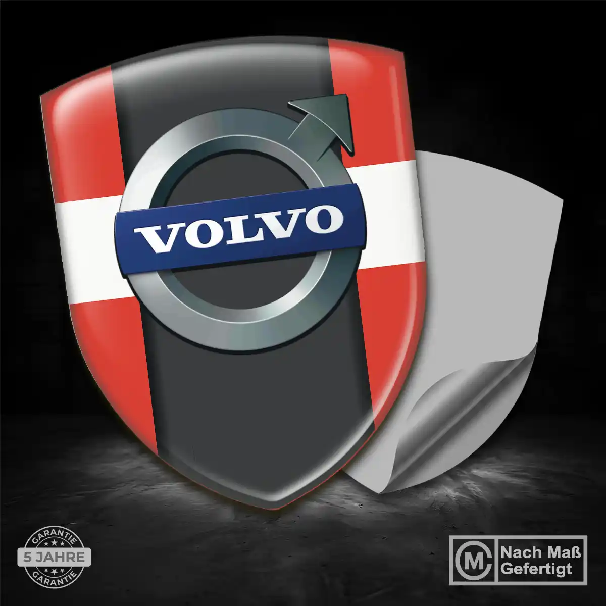 Volvo 3D Gel Aufkleber Auto Limitierte Auflage