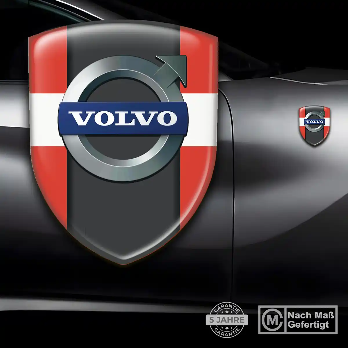 Volvo 3D Gel Aufkleber Auto Limitierte Auflage
