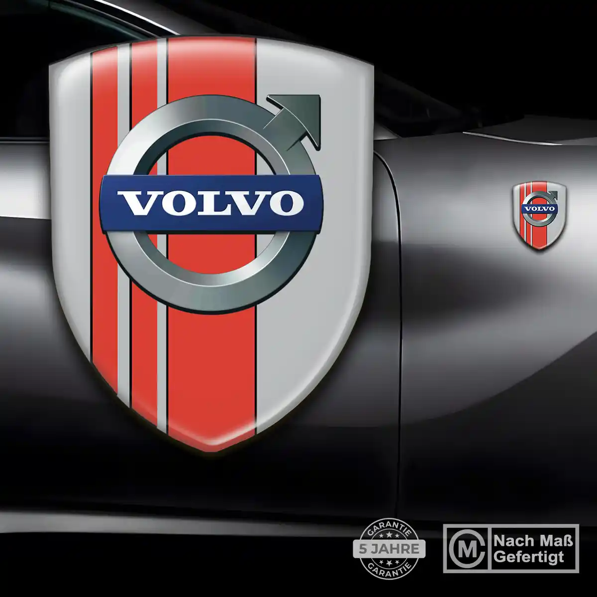Volvo 3D Gel Aufkleber Auto Luxus-Edition