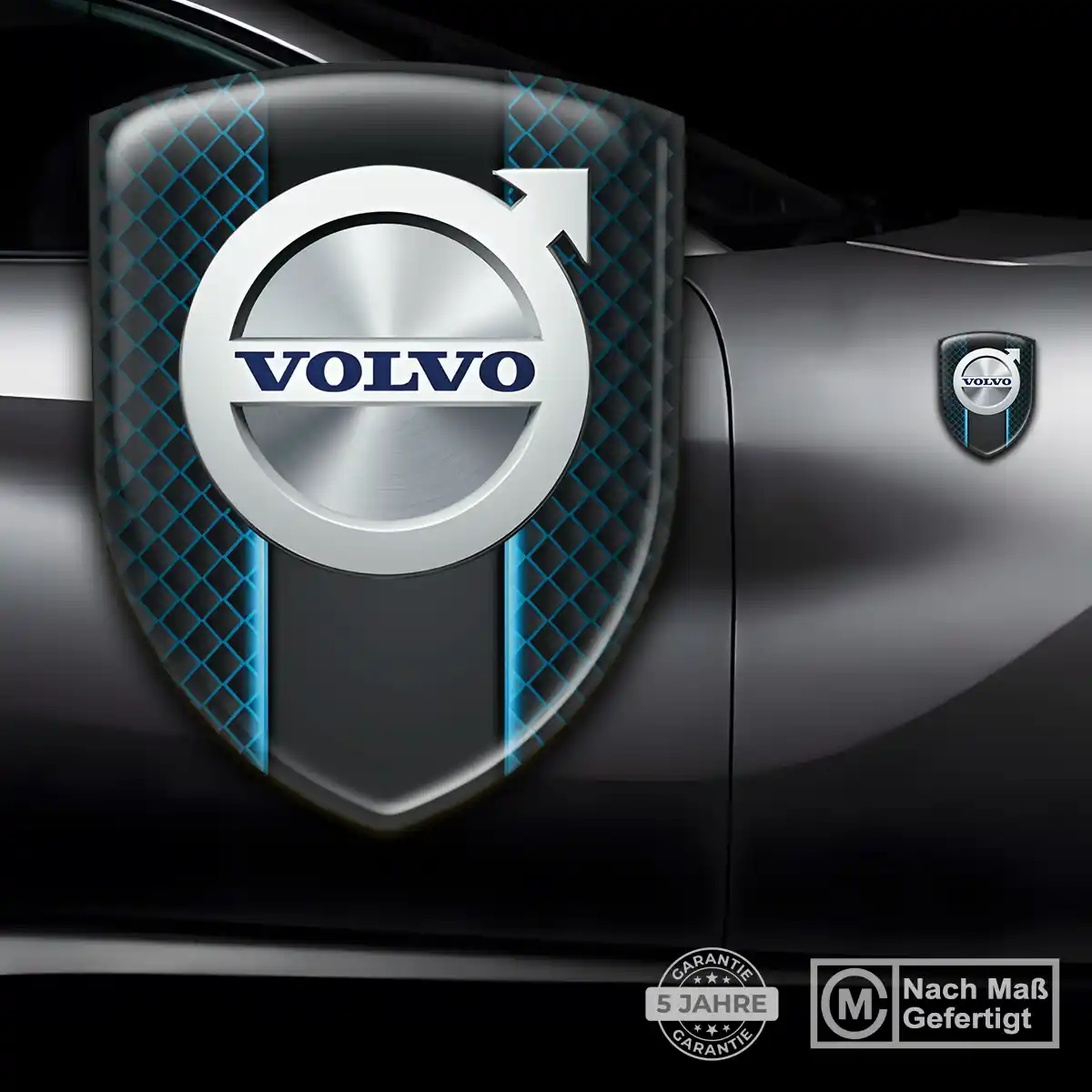 Volvo 3D Gel Aufkleber Auto Stilvolles Design