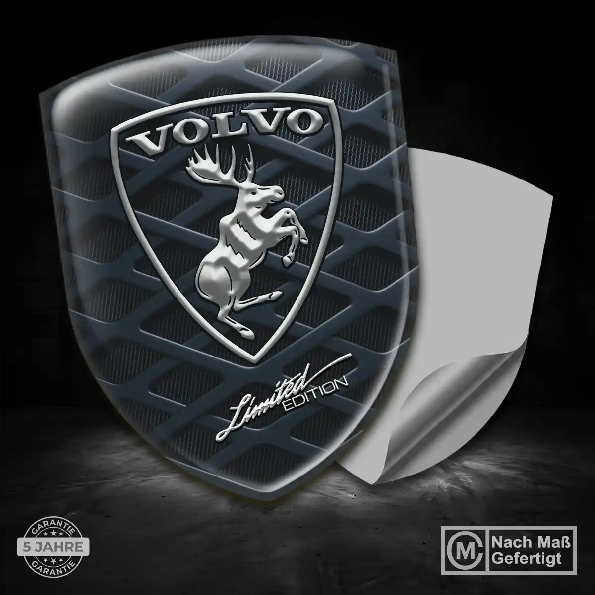 Volvo 3D Gel Aufkleber Emblem Ausdrucksstarkes Design