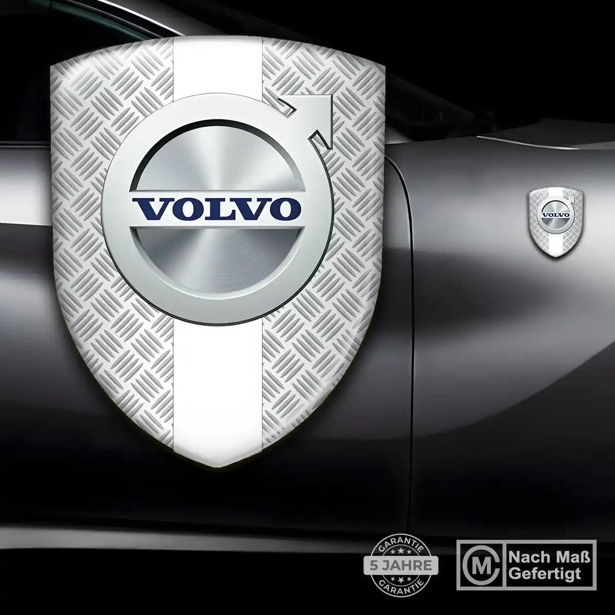 Volvo 3D Gel Aufkleber Emblem Auto Edles Design