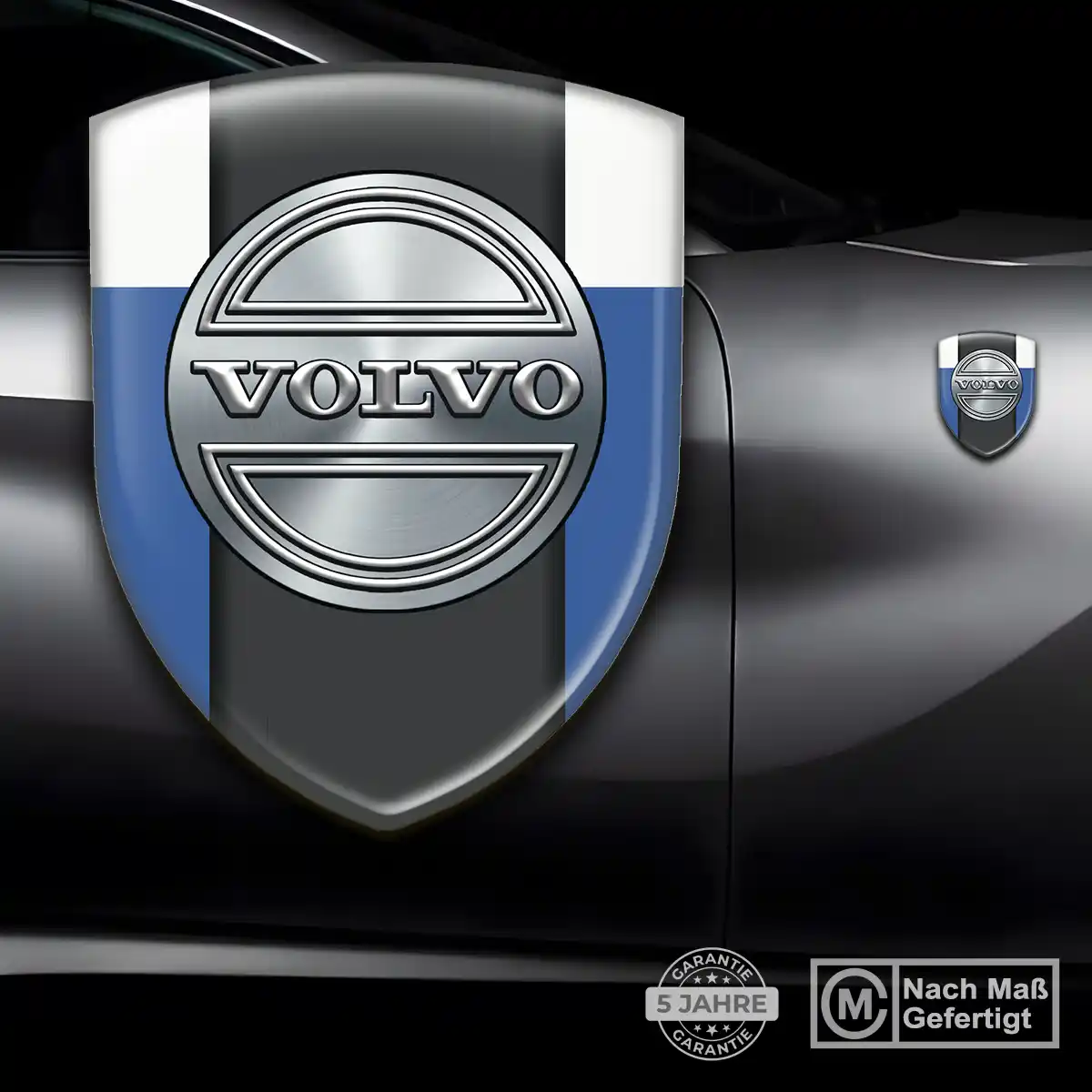 Volvo 3D Gel Aufkleber Emblem Auto Elegantes Design