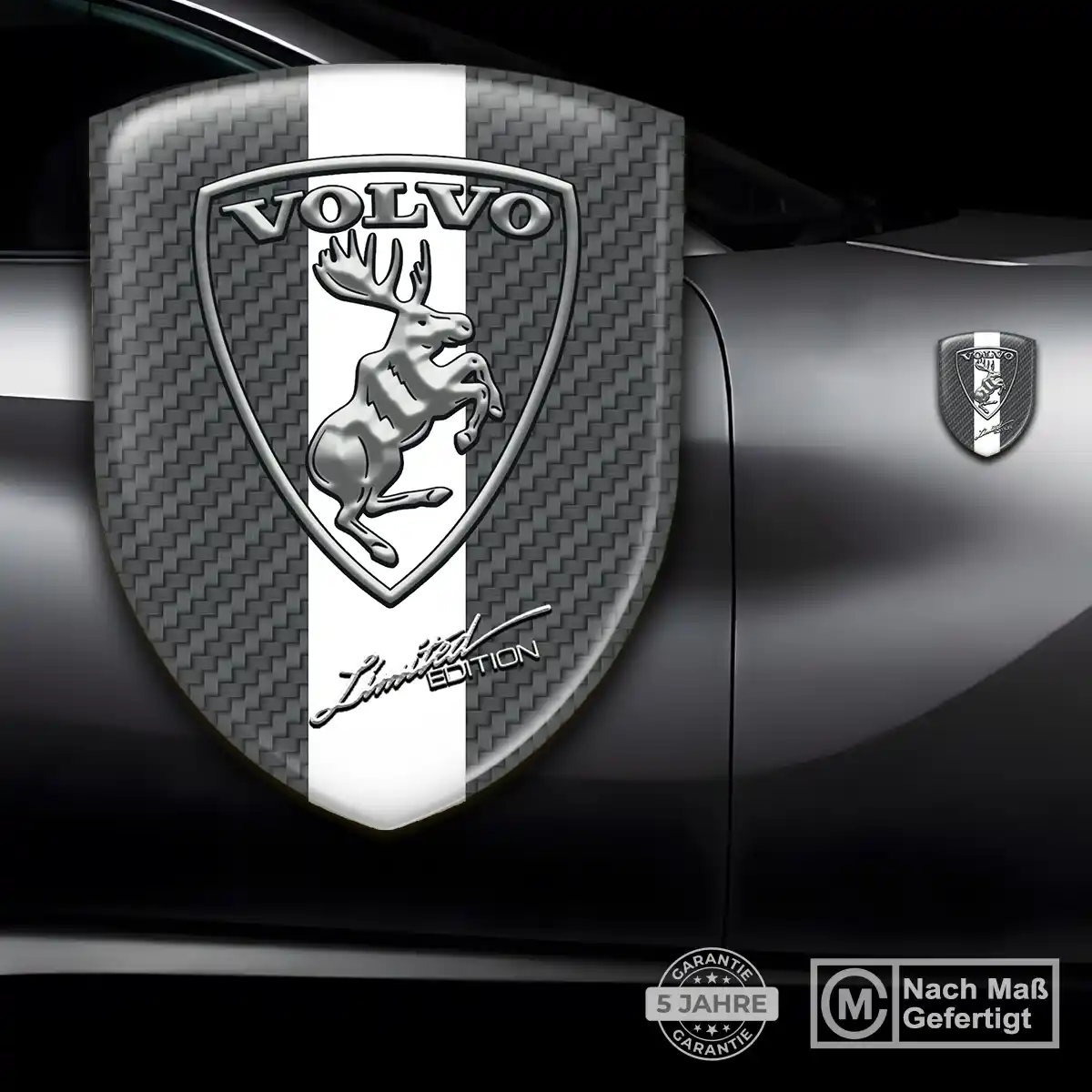 Volvo 3D Gel Aufkleber Emblem Elegantes Design