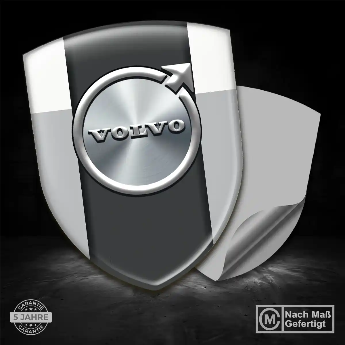 Volvo 3D Gel Aufkleber Emblem Markenedition