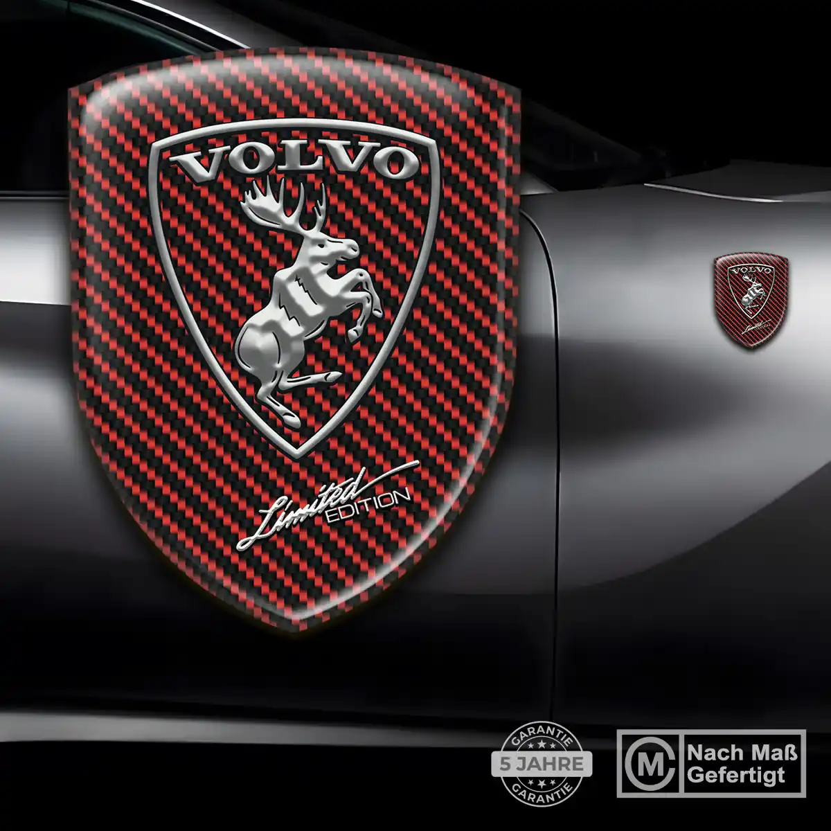 Volvo 3D Gel Aufkleber Emblem Modernes Design
