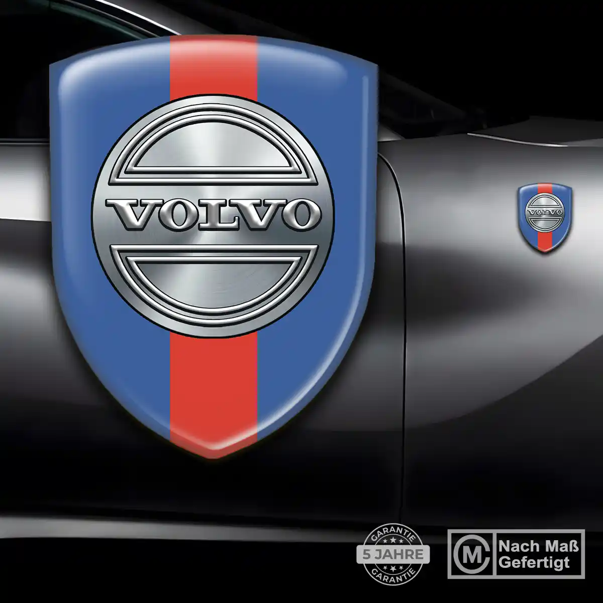 Volvo 3D Gel Aufkleber Emblem Premium-Edition