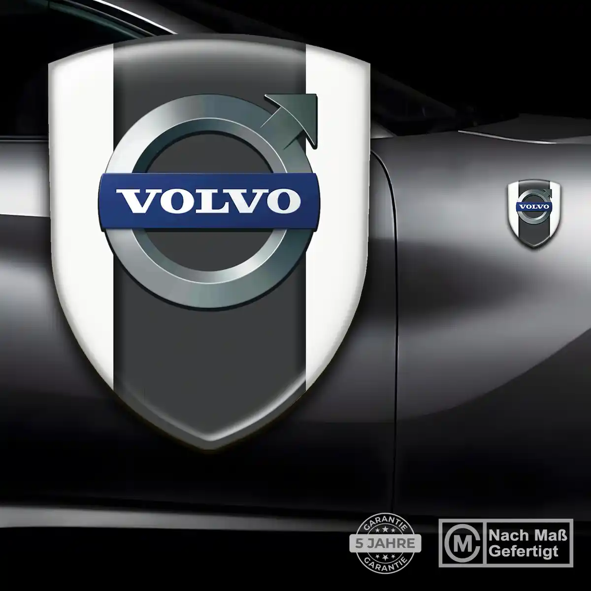 Volvo 3D Gel Aufkleber Emblem Premiumqualität