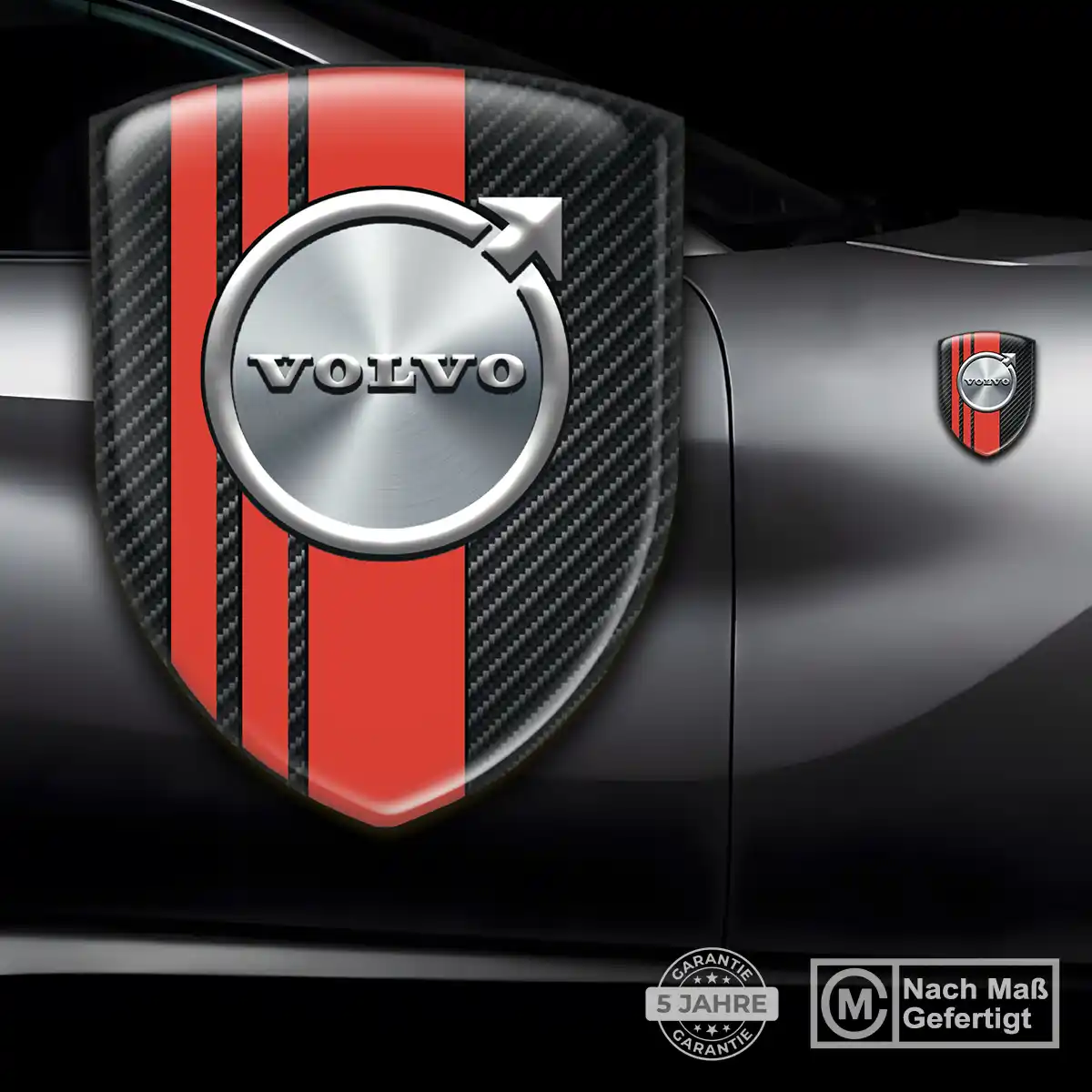Volvo 3D Gel Aufkleber Emblem Stilvolles Design
