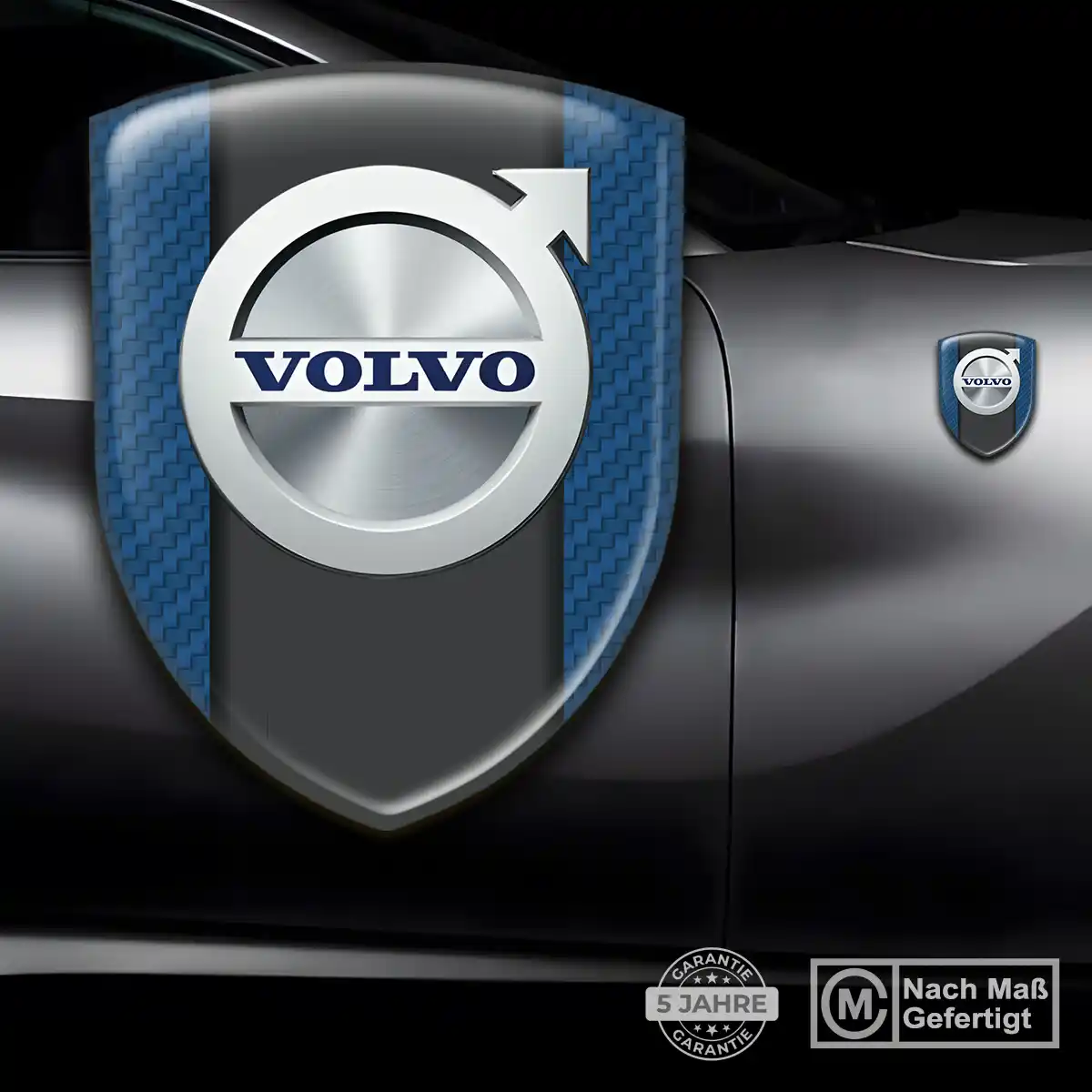 Volvo 3D Gel Aufkleber Embleme Auto Edles Design