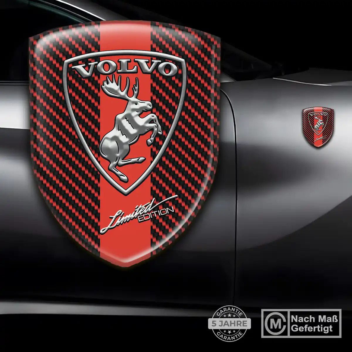 Volvo 3D Gel Aufkleber Embleme Auto Hochwertiges Harz