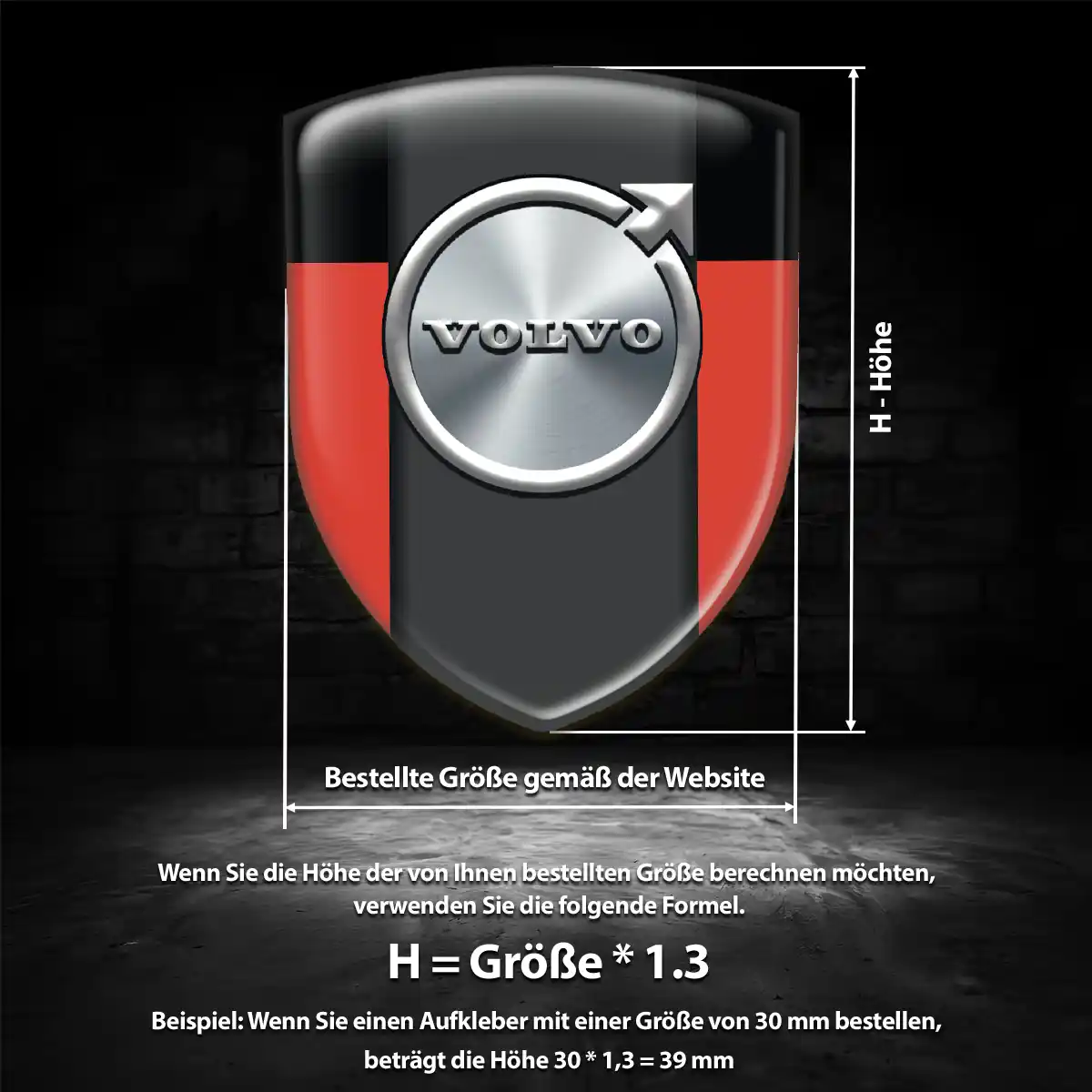 Volvo 3D Gel Aufkleber Embleme Auto Limitierte Auflage