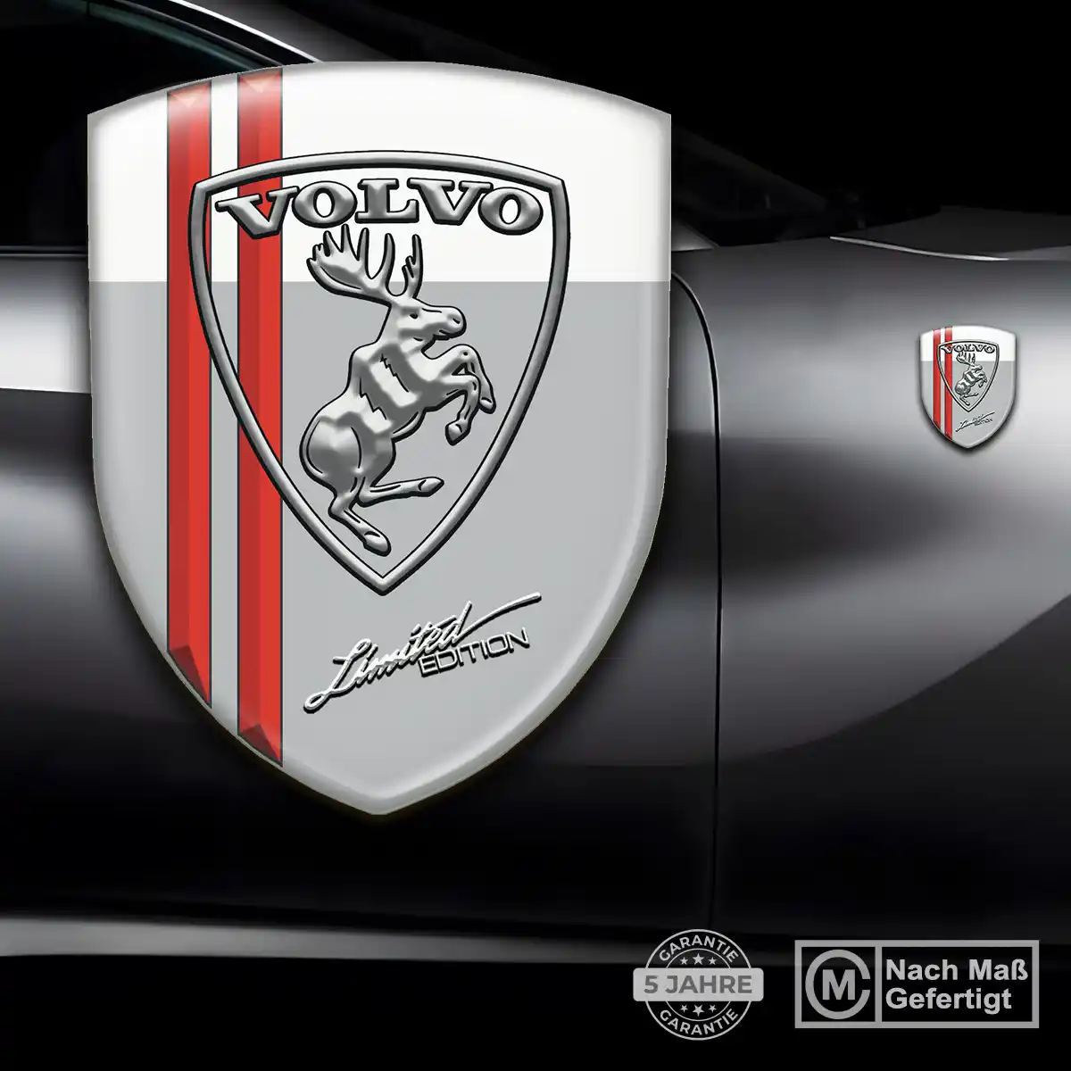 Volvo 3D Gel Aufkleber Embleme Auto Markenedition