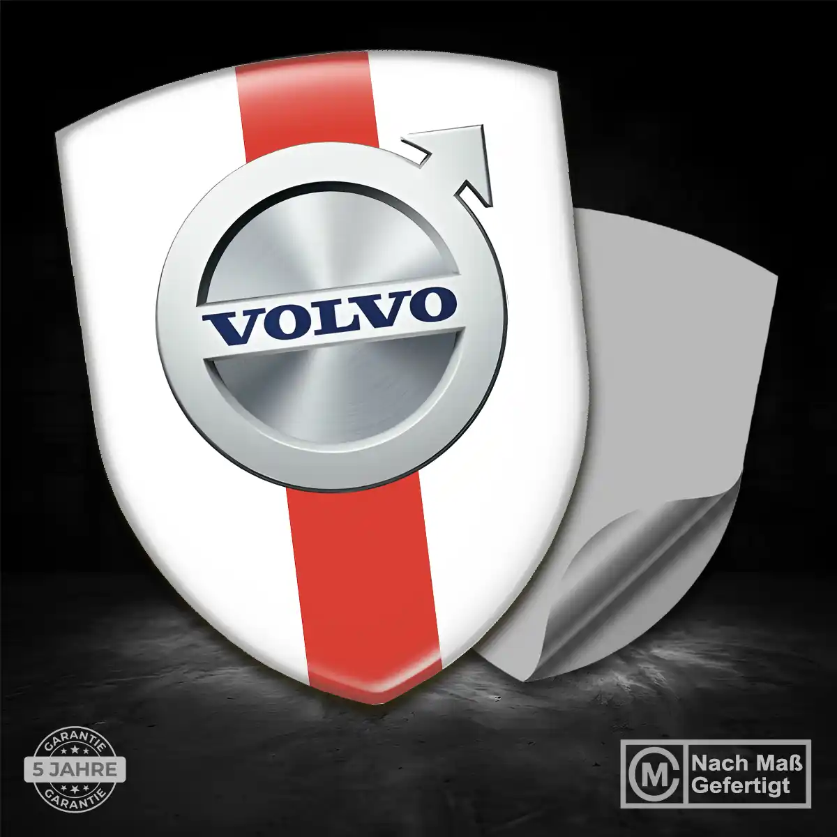 Volvo 3D Gel Aufkleber Embleme Edles Design