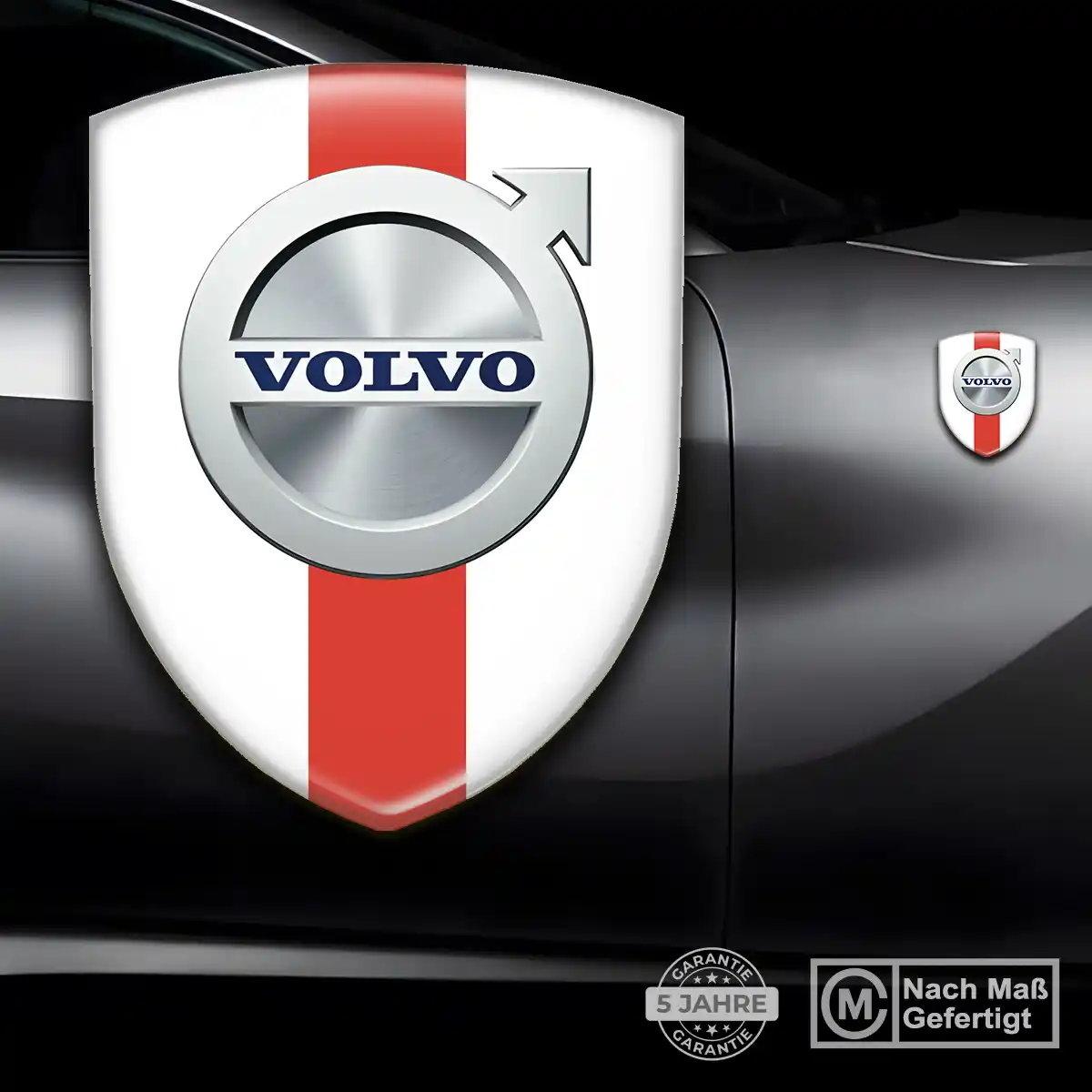 Volvo 3D Gel Aufkleber Embleme Edles Design