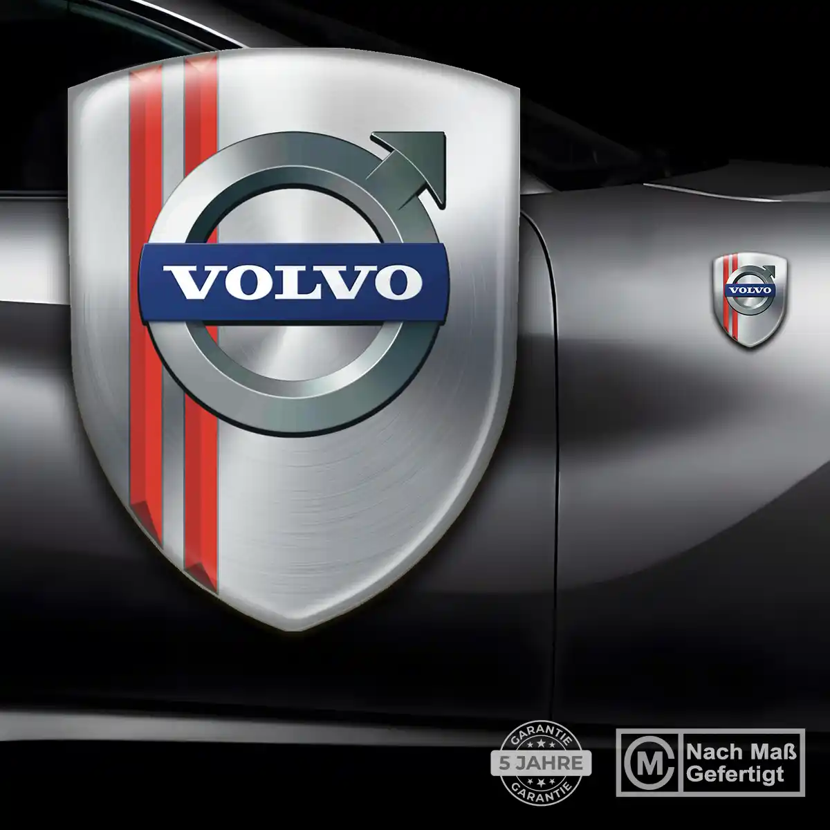Volvo 3D Gel Aufkleber Embleme Erstklassige Qualität