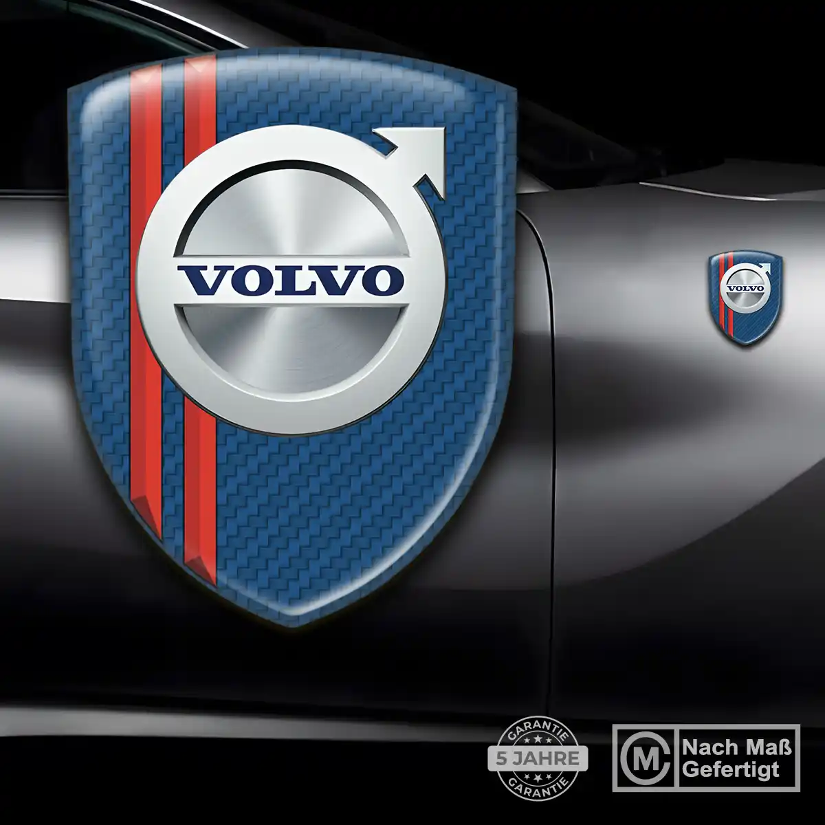 Volvo 3D Gel Aufkleber Embleme Limitierte Auflage