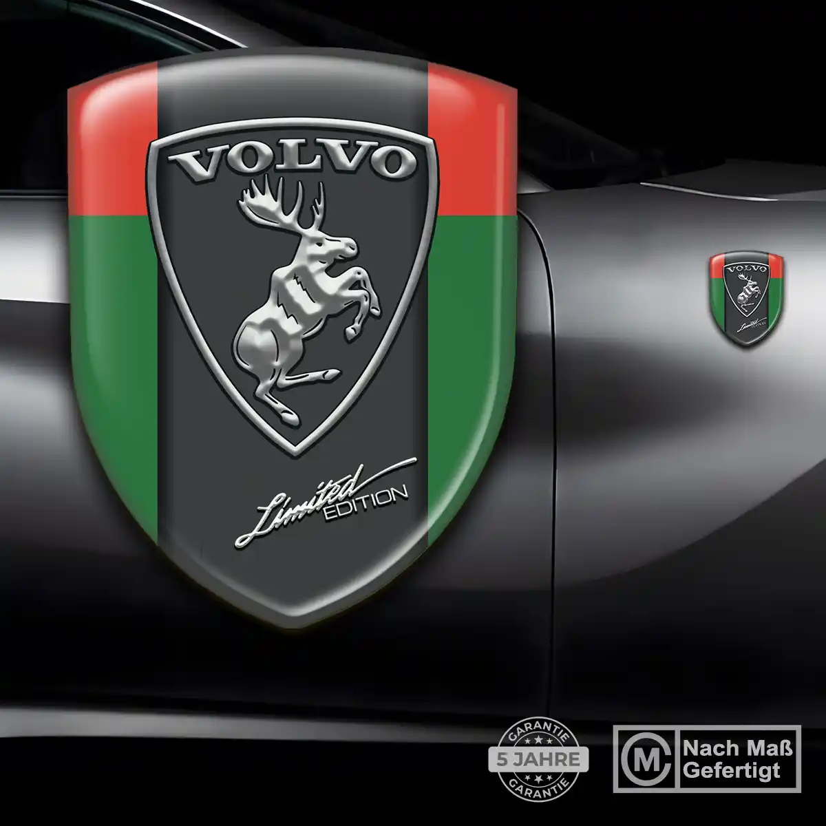 Volvo 3D Gel Aufkleber Embleme Premiumqualität