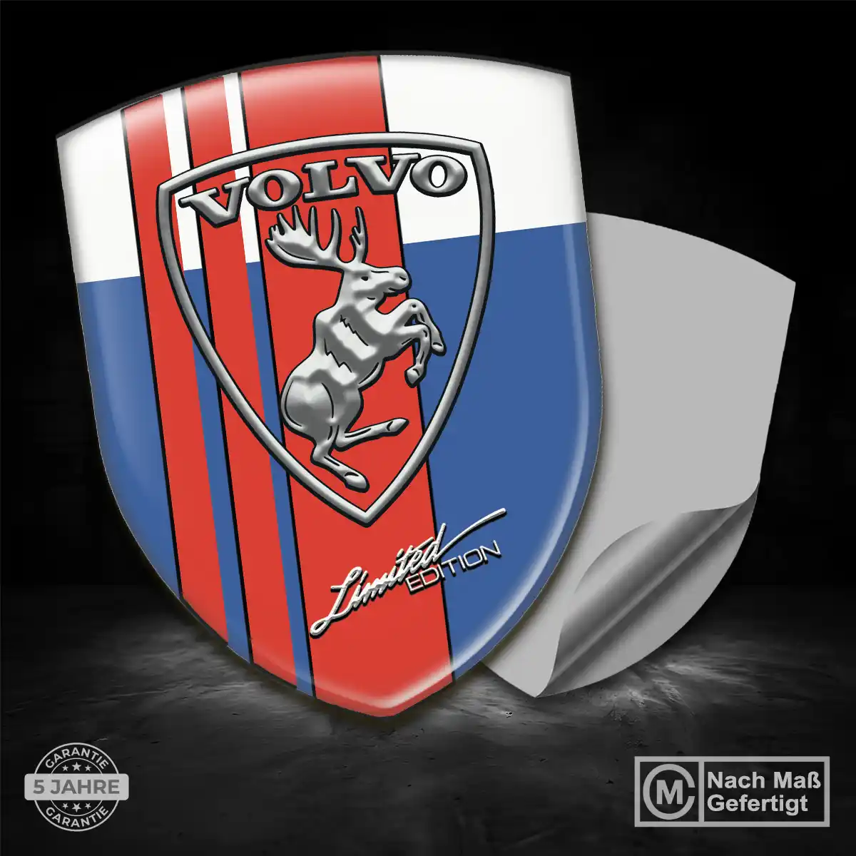 Volvo 3D Gel Aufkleber Hohe Qualität