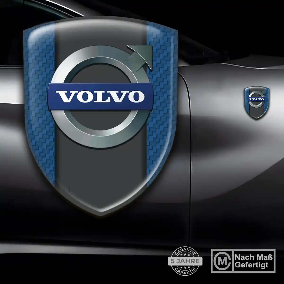 Volvo 3D Gel Aufkleber Markenedition