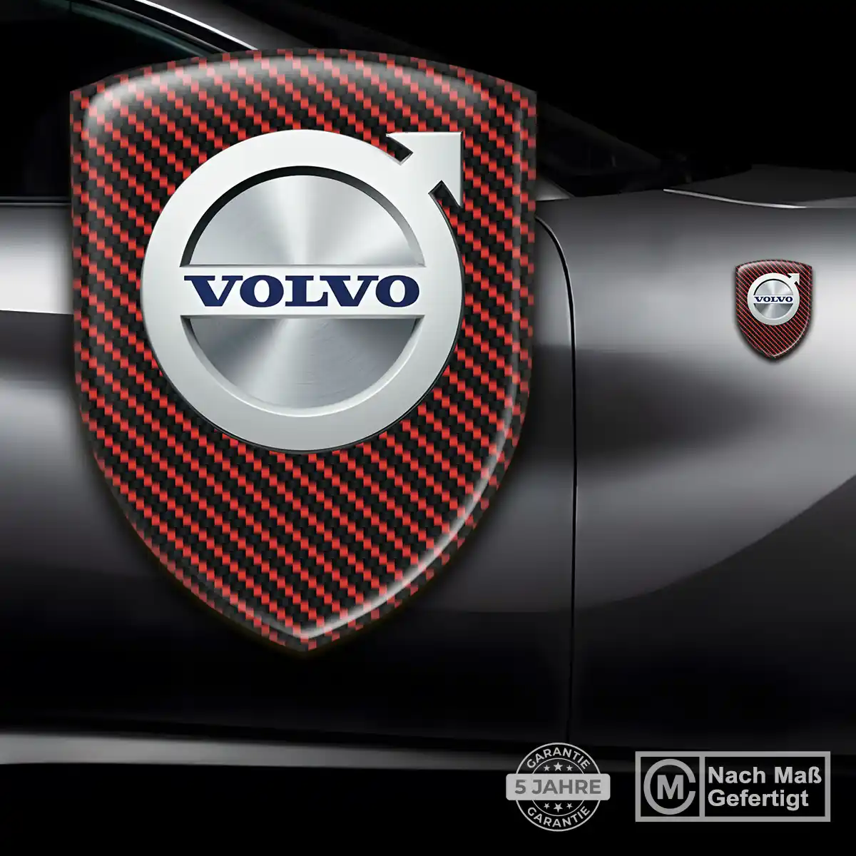 Volvo 3D Gel Aufkleber Modernes Design