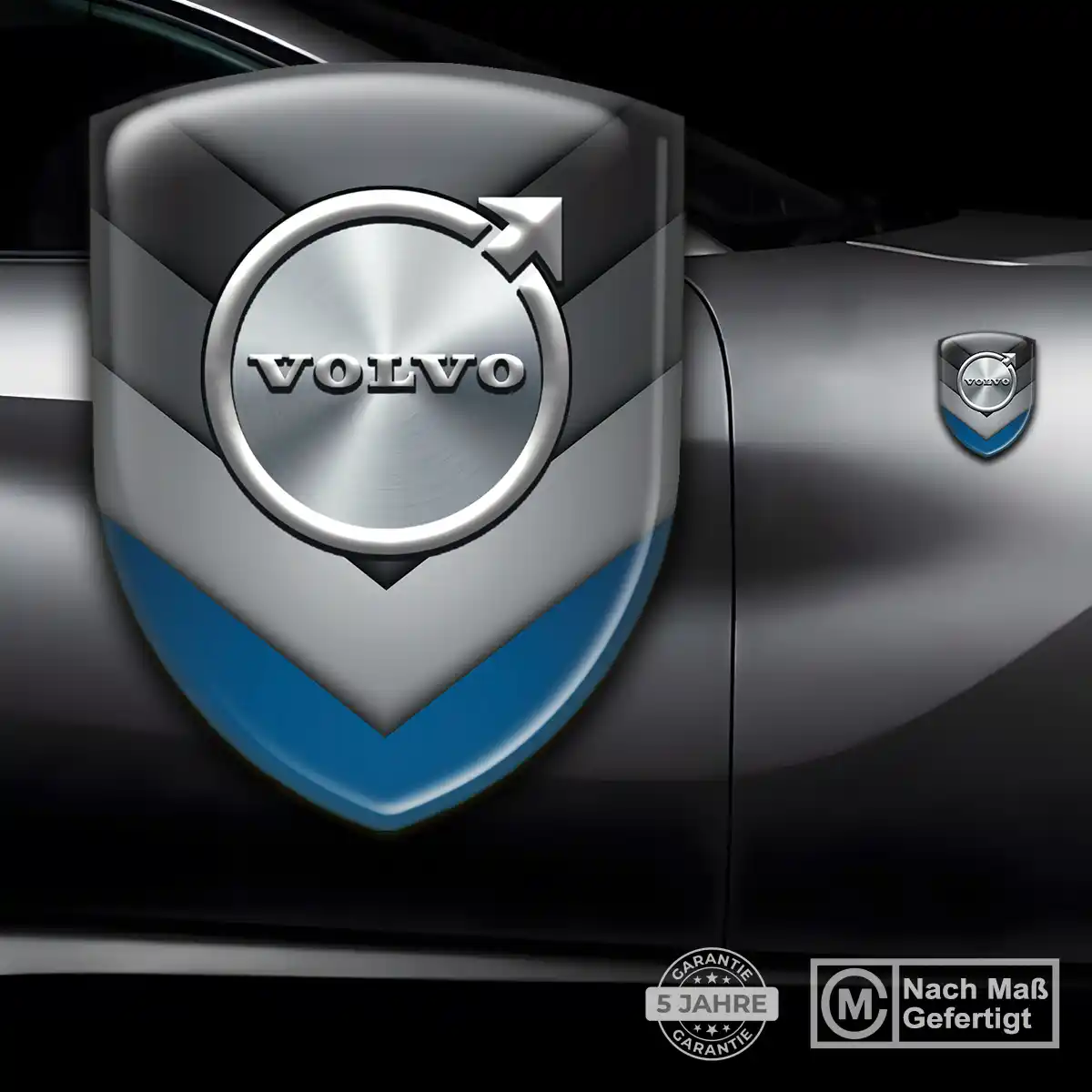 Volvo 3D Gel Aufkleber Silikon Anspruchsvolles Design
