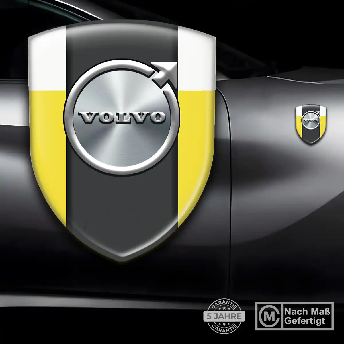 Volvo 3D Gel Aufkleber Silikon Auto Hochwertiges Harz
