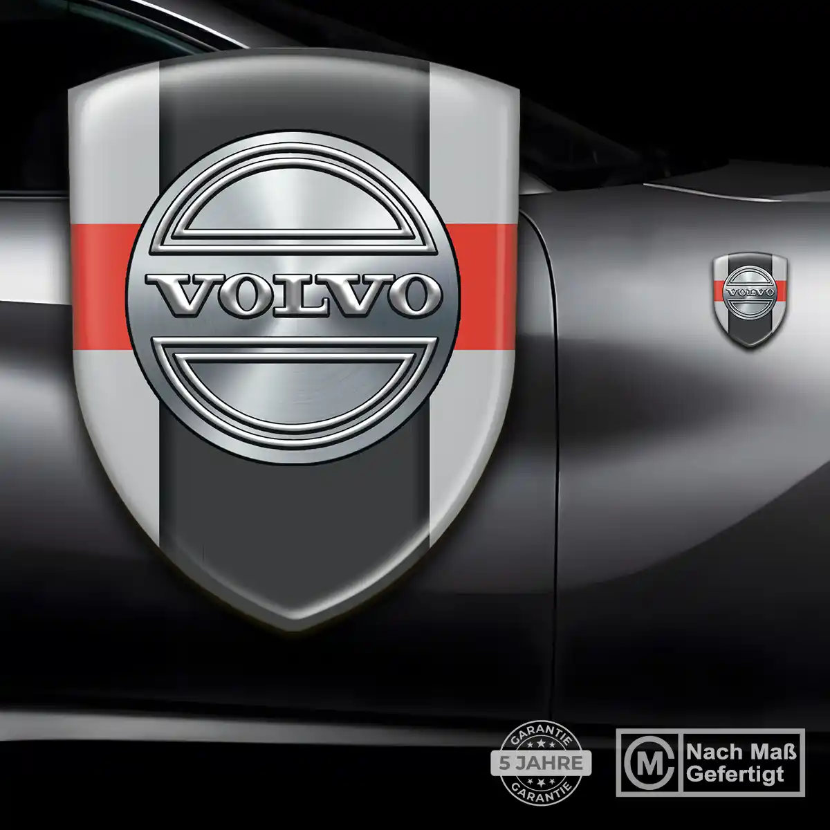 Volvo 3D Gel Aufkleber Silikon Auto Interieurdesign