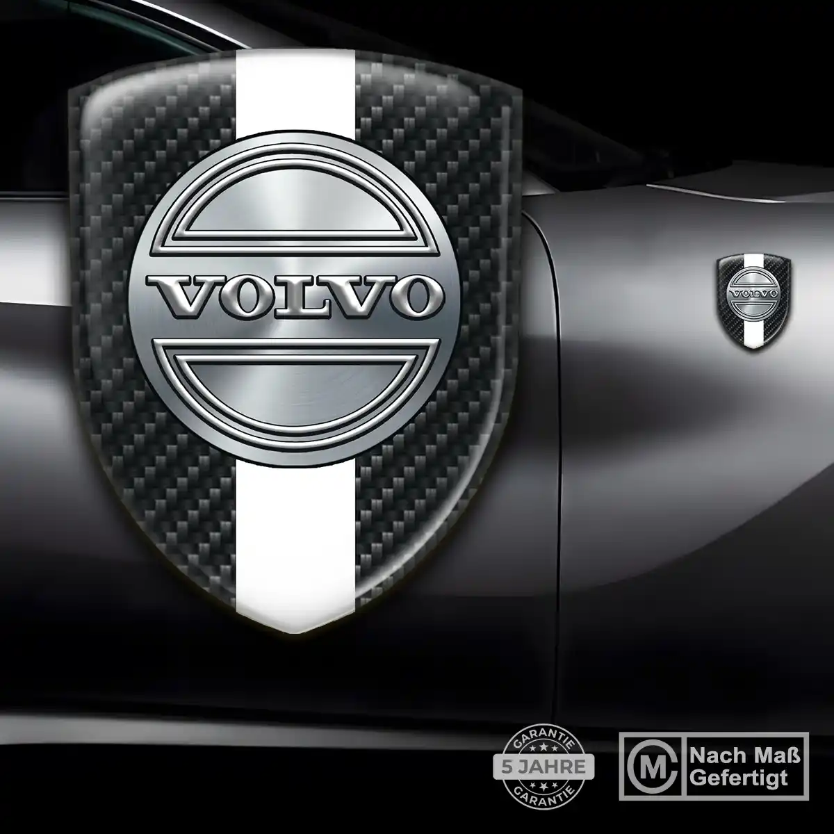 Volvo 3D Gel Aufkleber Silikon Auto Limitierte Auflage