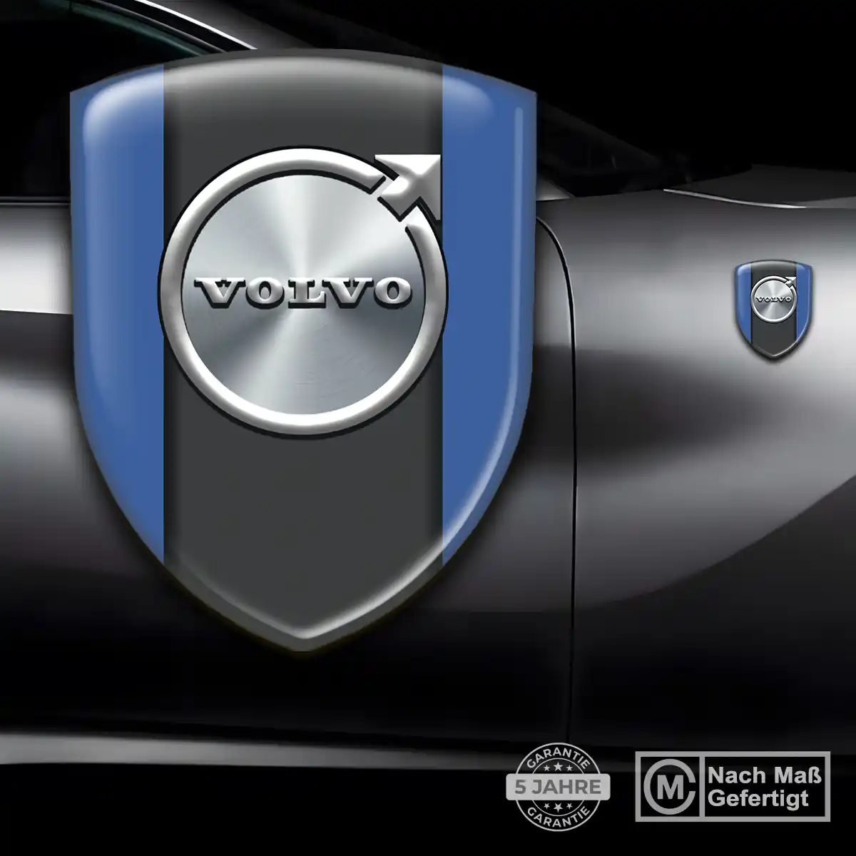 Volvo 3D Gel Aufkleber Silikon Auto Premium-Edition