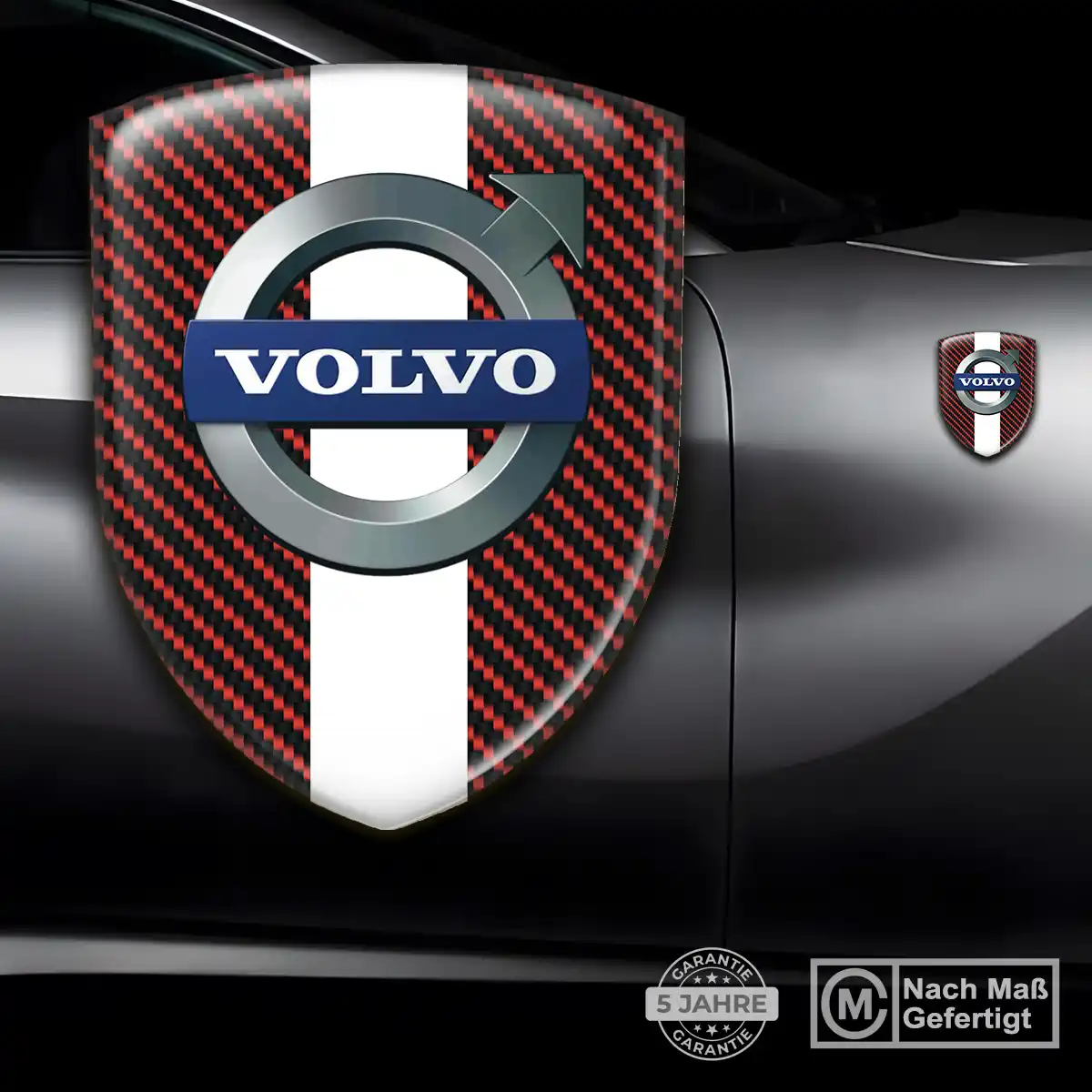 Volvo 3D Gel Aufkleber Silikon Auto Premiumqualität