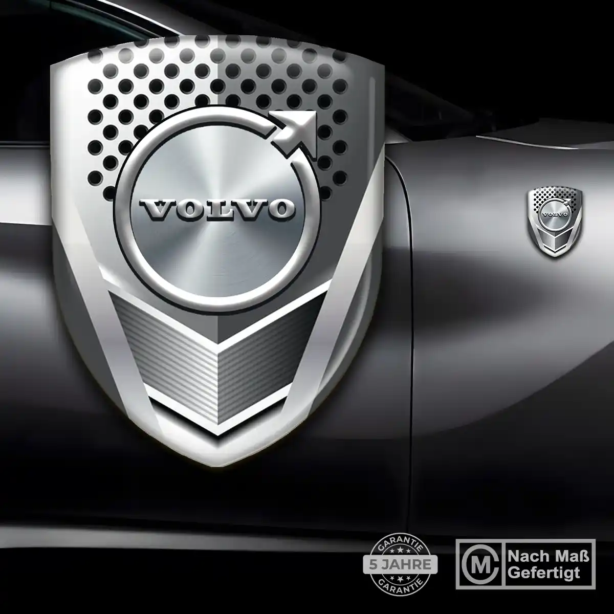 Volvo 3D Gel Aufkleber Silikon Auto Stilvolles Design