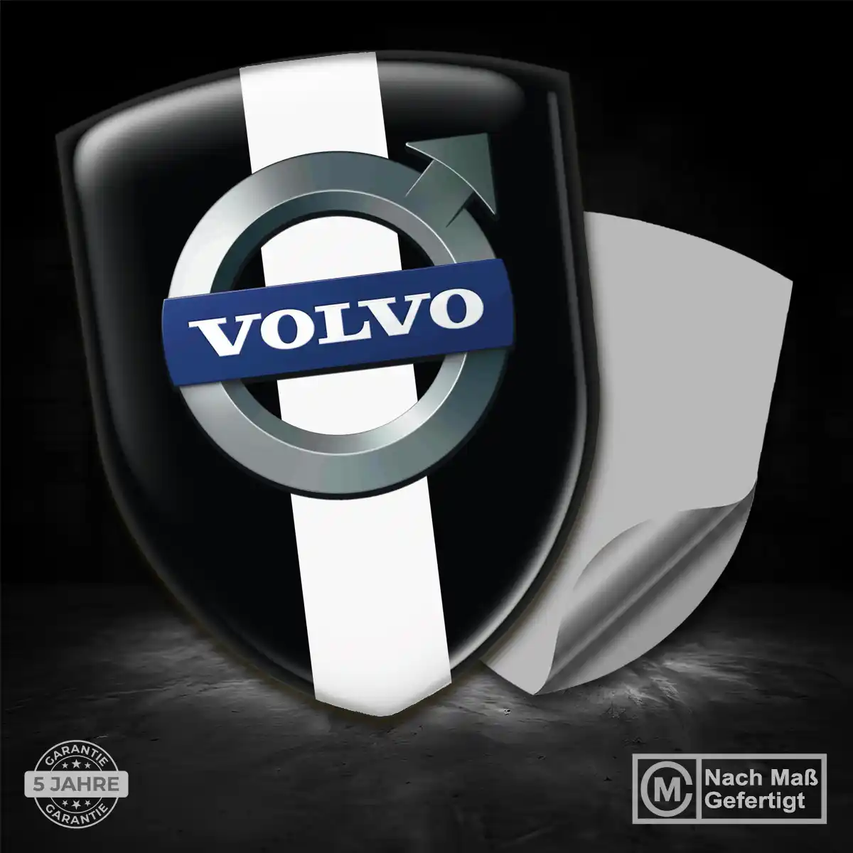 Volvo 3D Gel Aufkleber Silikon Erstklassige Qualität