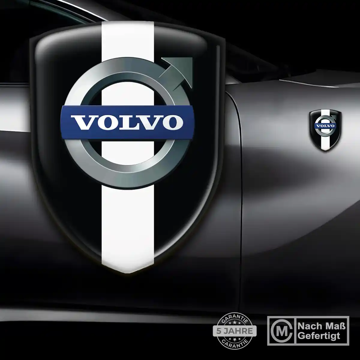 Volvo 3D Gel Aufkleber Silikon Erstklassige Qualität