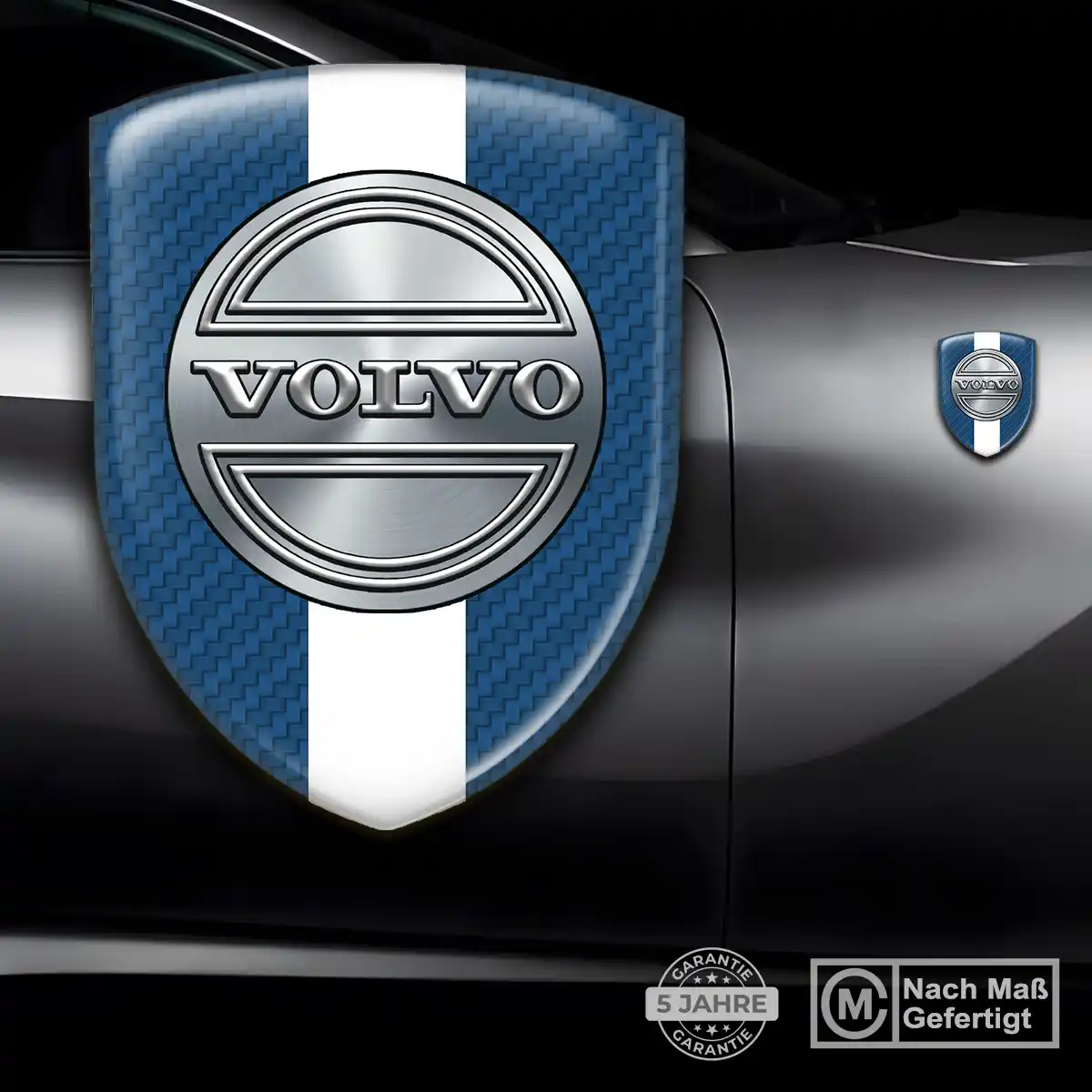 Volvo 3D Gel Aufkleber Silikon Limitierte Auflage
