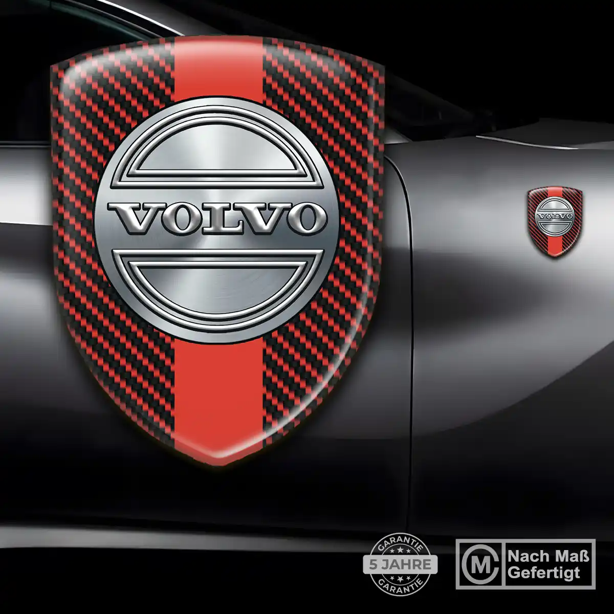 Volvo 3D Gel Aufkleber Silikon Luxus-Edition