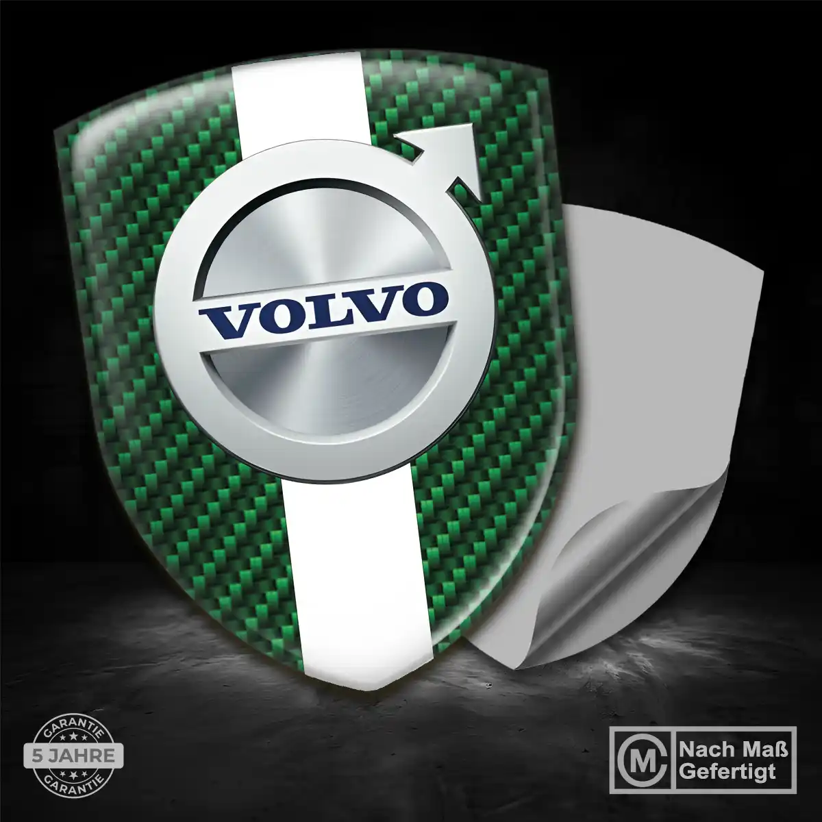Volvo 3D Gel Aufkleber Silikon Modernes Design