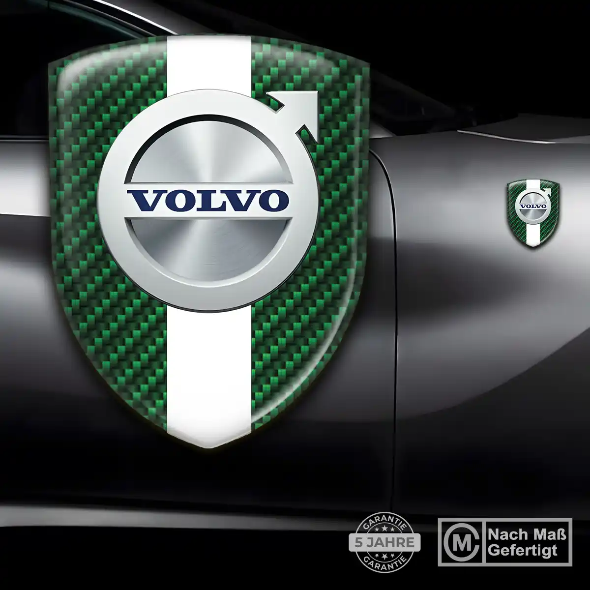 Volvo 3D Gel Aufkleber Silikon Modernes Design