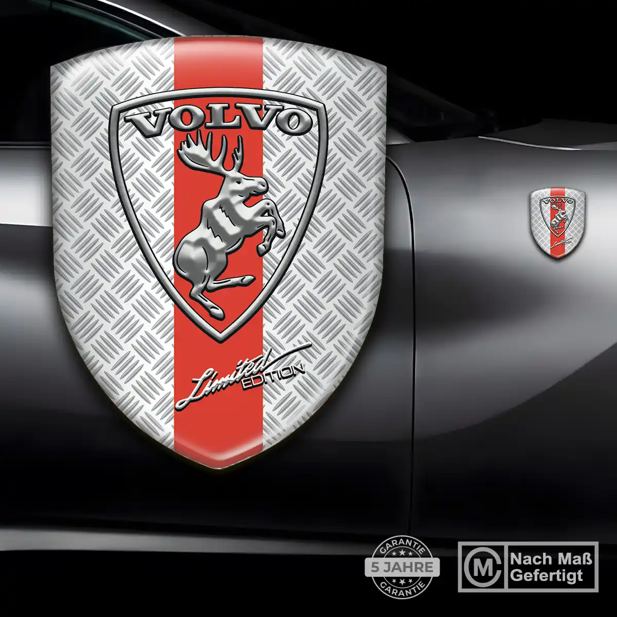 Volvo 3D Gel Aufkleber Silikon Premium-Edition